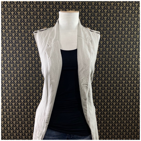 Anthro “Sleeveless Linen Trench” by Elevenses - Picture 2 of 15